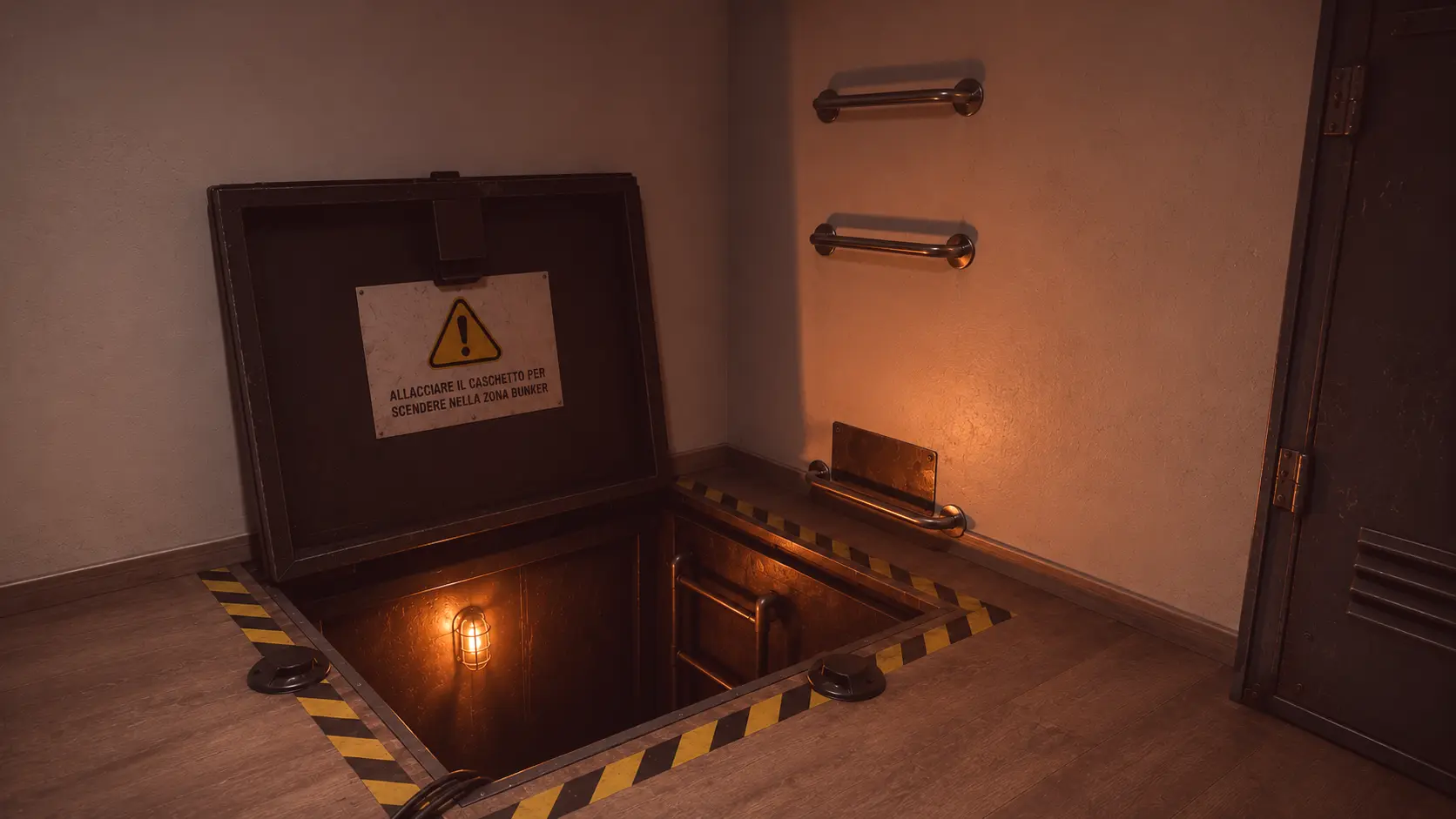 Ingresso alla Safe Room di A.G.E. Project